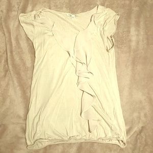 Grey cap sleeved top